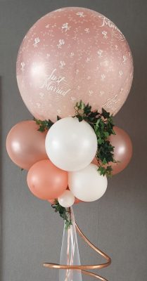 boondesigns ballondecoratie pilaar spiraal