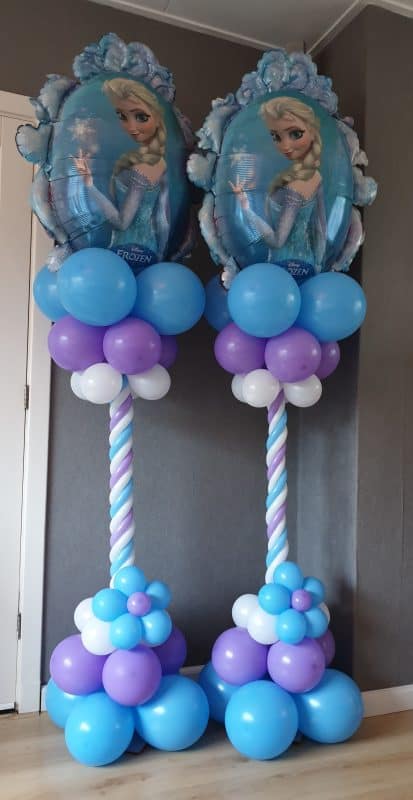 boondesigns ballondecoraties kinderverjaardag frozen
