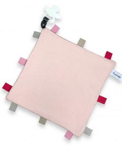 labeldoekje speen blush 100% katoen 25x25cm