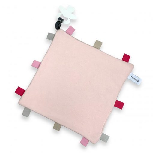 labeldoekje speen blush 100% katoen 25x25cm