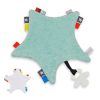 labeldoekje ster mint wit